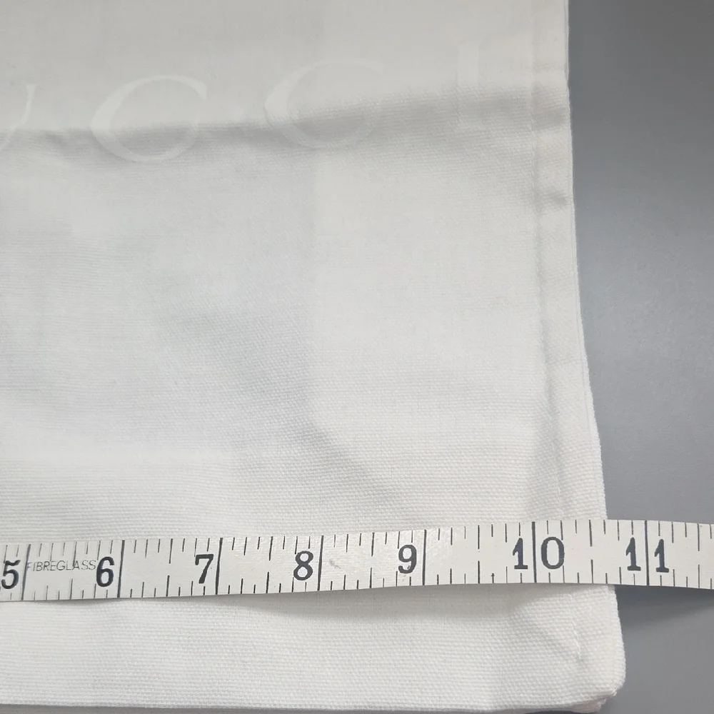 Gucci Large White Fabric Gift Bag NEW